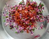 A picture of step 1 of Red cabbage paratha.