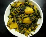 A picture of step 10 of Aloo Methi Sabzi(Curry).