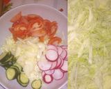Pácolt husi káposzta saláta ágyon recept fázis 2 fotója