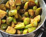 बेसन कुंदरु(besan kundru recipe in hindi) रेसिपी चरण 3 फोटो