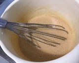 A picture of step 9 of Plum and Almond Clafoutis with Chickpea Flour.