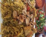 صورة لخطوة 4 من وصفة رز بالدجاج بخلطه الفاهيتا