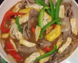 Foto langkah ke 4 dari resep Beef Teriyaki With Tofu Ala Aku.