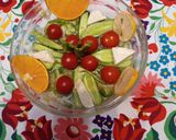 Cukkinis saláta édes-ecetes kapros öntettel recept fázis 13 fotója