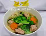Hình bước làm 3 của món Canh bóng thập cẩm