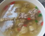 รูปขั้นตอนการทำที่ 3 ของ ต้มผู้กอง (ต้มผักกาดดองแบบเผ็ด)