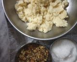 A picture of step 1 of Coconut ladoo with milkmaid.