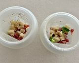 Foto del paso 2 de la receta Huevos con brocoli, jamón y parmesano en el micro