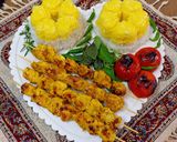 عکس مرحله 1 از دستور جوجه کباب با سیخ چوبی