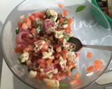 Foto del passaggio 3 della ricetta Coda di rospo con panzanella a modo mio
