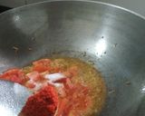 A picture of step 3 of Aalu methi.