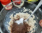 A picture of step 3 of Baked Honey Chocolate Oats.