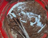 A picture of step 4 of Rich Dark Chocolate Cake.