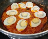 A picture of step 11 of Egg Lababdar.