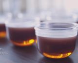 A picture of step 13 of Caramel ''MIZU-YOKAN''(Smooth and Sweet azuki Bean Jelly / Red Bean Jelly).