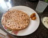 Indiai, tejsajt-os lepény kenyér (Paneer Pratha) recept fázis 4 fotója