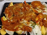 Pollo al horno jugoso