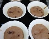 A picture of step 6 of Molten lava cake 😋😋😋.