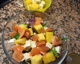 Foto del paso 1 de la receta: Ensalada de pasta con atún, piña y queso feta. Sencilla y rápida