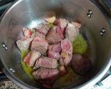 Foto del paso 3 de la receta: Ternera en salsa de especias y guisantes