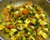 हरे प्याज़ की भुर्जी (Green onion bhurji recipe in Hindi) रेसिपी चरण 3 फोटो