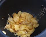 A picture of step 2 of Apple and Blood Sausage Tarte Tatin.