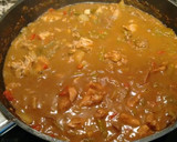 Foto del paso 3 de la receta: Fideos gordos con pollo, higaditos y espárragos verdes