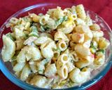 A picture of step 5 of Easy macaroni salad for kids.
