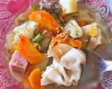 Foto langkah ke 4 dari resep Sop ayam baso.