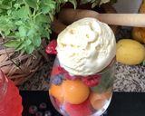 Une image de l'étape 10 de Glace vanille à la sorbetière🍇🥭🍓🍎🍋.