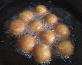 A picture of step 2 of Ripped banana balls.