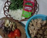 Foto langkah ke 1 dari resep 10) Tumis Kancang Panjang Tempe.