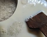 A picture of step 1 of Custard chocolate ball pudding.