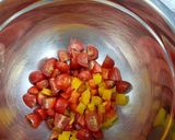 Une image de l'étape 4 de °Courgettes farcies semoule et légumes°.