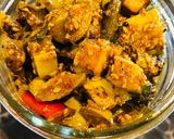 A picture of step 4 of Mango green chillies pickle.