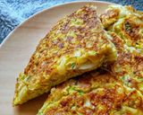 A picture of step 4 of Vegetable Omelette.