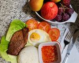 Hình bước làm 3 của món Cơm sườn nướng ngũ vị