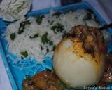 A picture of step 18 of Stuffed onions with spinach rice.