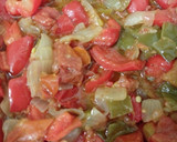 Foto del paso 7 de la receta: Espaguetis de remolacha con pisto