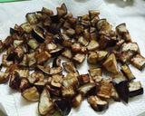 A picture of step 2 of Baked Conchiglioni alla Norma.