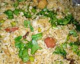 A picture of step 6 of #Veg_Biryani😋😋😋.