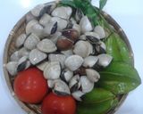 Hình bước làm 1 của món Canh nghêu nấu khế
