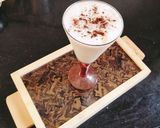A picture of step 4 of Banana almonds milkshake.