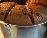 Foto langkah ke 10 dari resep Choco BlackForest Chiffon Cake.