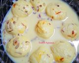 केसर रसमलाई (Kesar rasmalai recipe in Hindi) रेसिपी चरण 7 फोटो