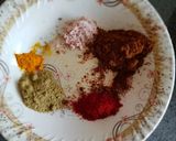 A picture of step 1 of Paneer cheese ghotala.