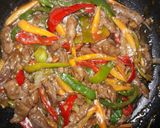 A picture of step 6 of Beef in Oyster Sauce.