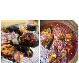 A picture of step 3 of Fried fish in palm oil stew🍽🐟.