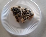 รูปขั้นตอนการทำที่ 8 ของ ขนมสังขยาหน้าฟักทอง (Sung-khaya cake toast pumpkin seeds)