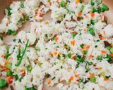 Hình bước làm 1 của món Chả giò kimbap (monchay)